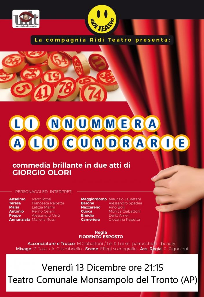 ComunInScena: Li nnùmmera a lu cundrarie